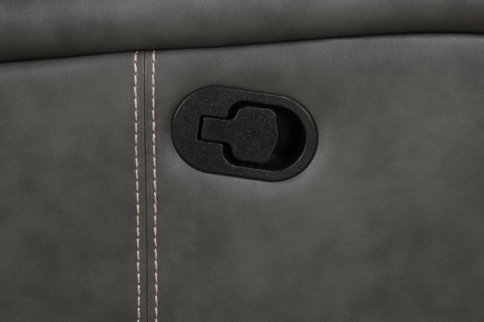 Raelynn Upholstered Recliner Chair Grey 603193 - Ella Furniture