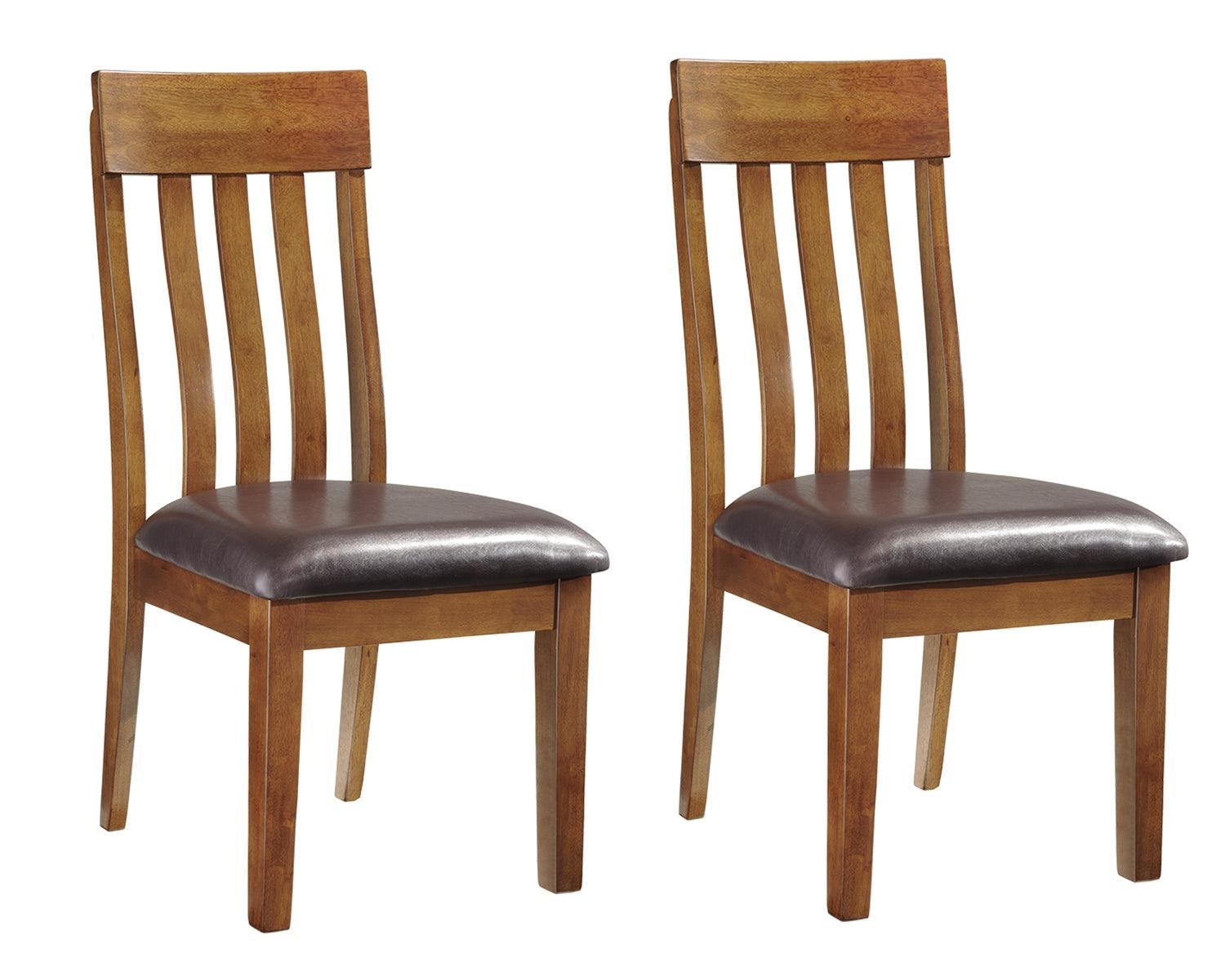 Ralene Medium Brown 2-Piece Dining Room Chair - Ella Furniture