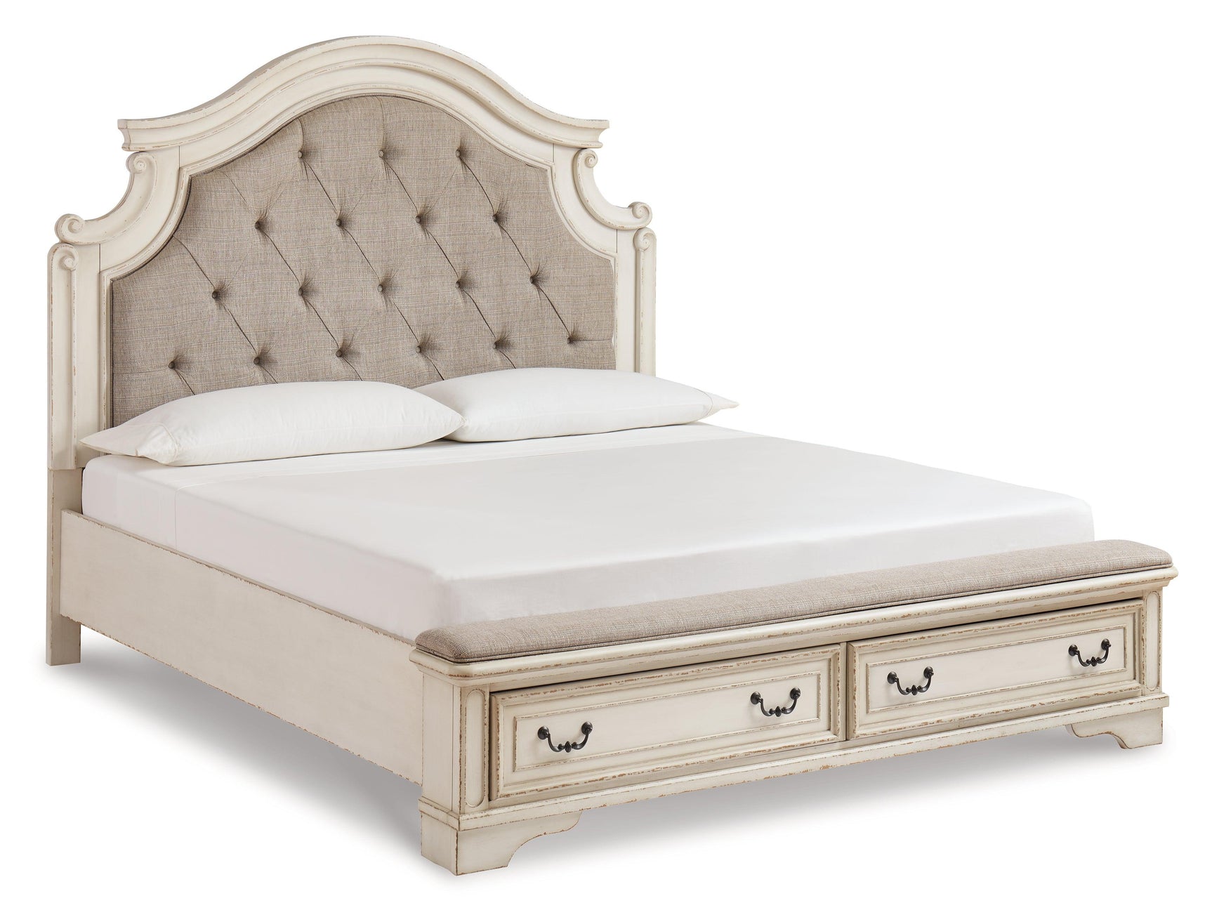 Realyn Two-tone Upholstered Bedroom Set - Ella Furniture