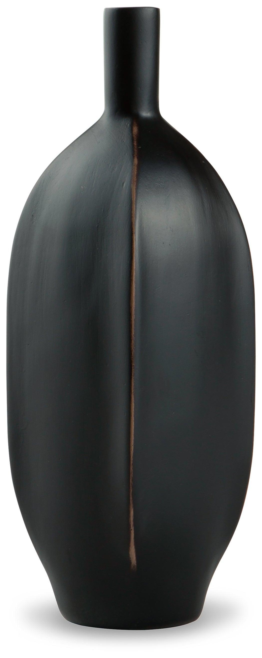 Rhaveney Black Vase (Set Of 3) A2000550 - Ella Furniture
