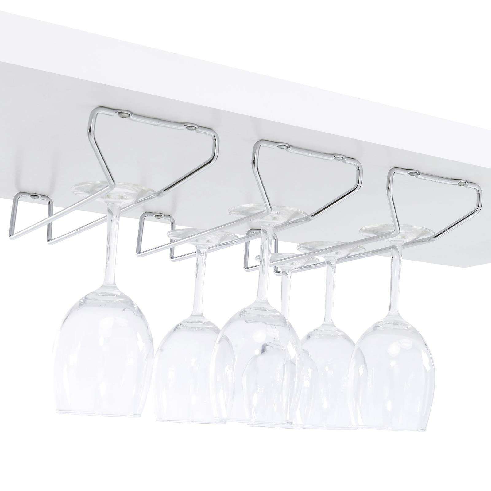 Risley 2-Door Circular LED Home Bar With Wine Storage White High Gloss 182798 - Ella Furniture