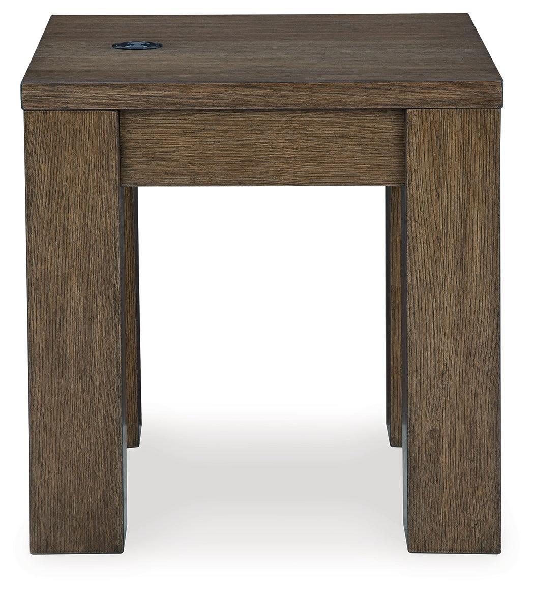 Rosswain Warm Brown Coffee Table with 2 End Tables - Ella Furniture