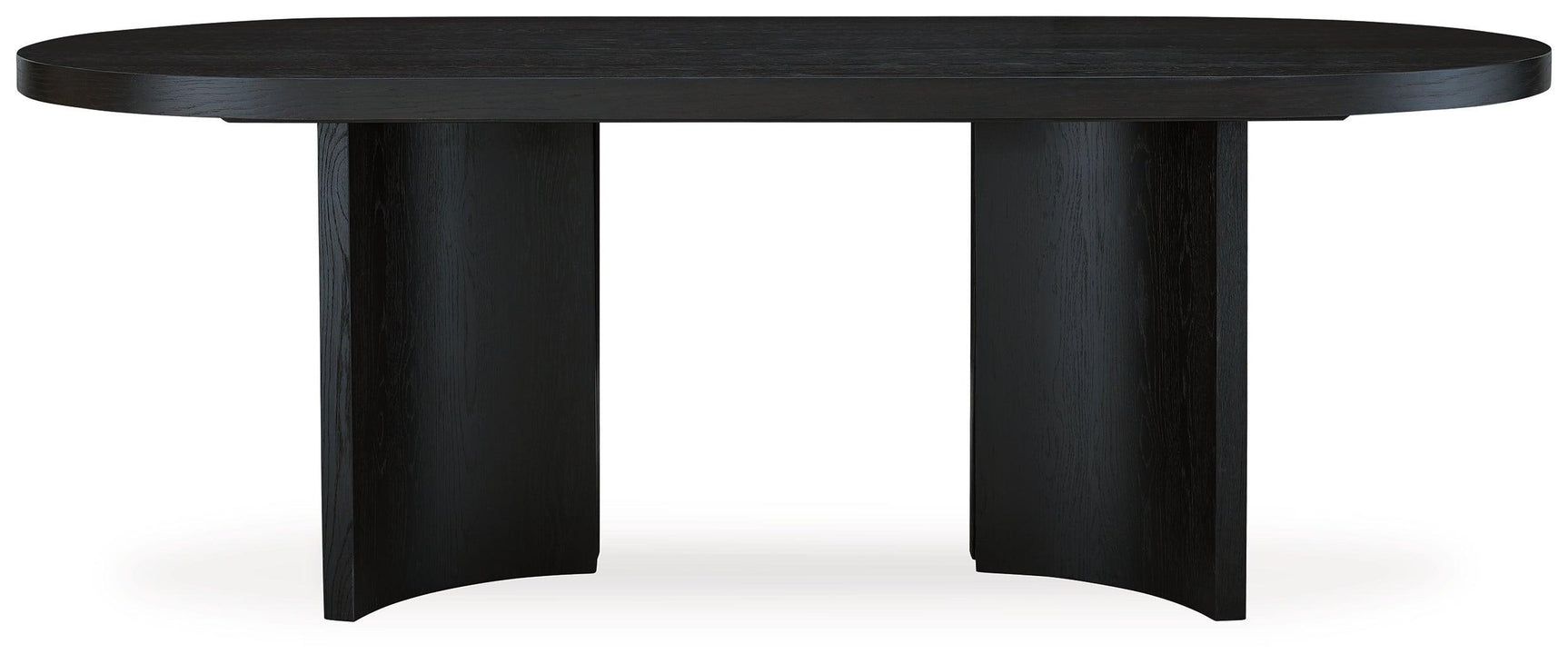 Rowanbeck Black Dining Table - Ella Furniture