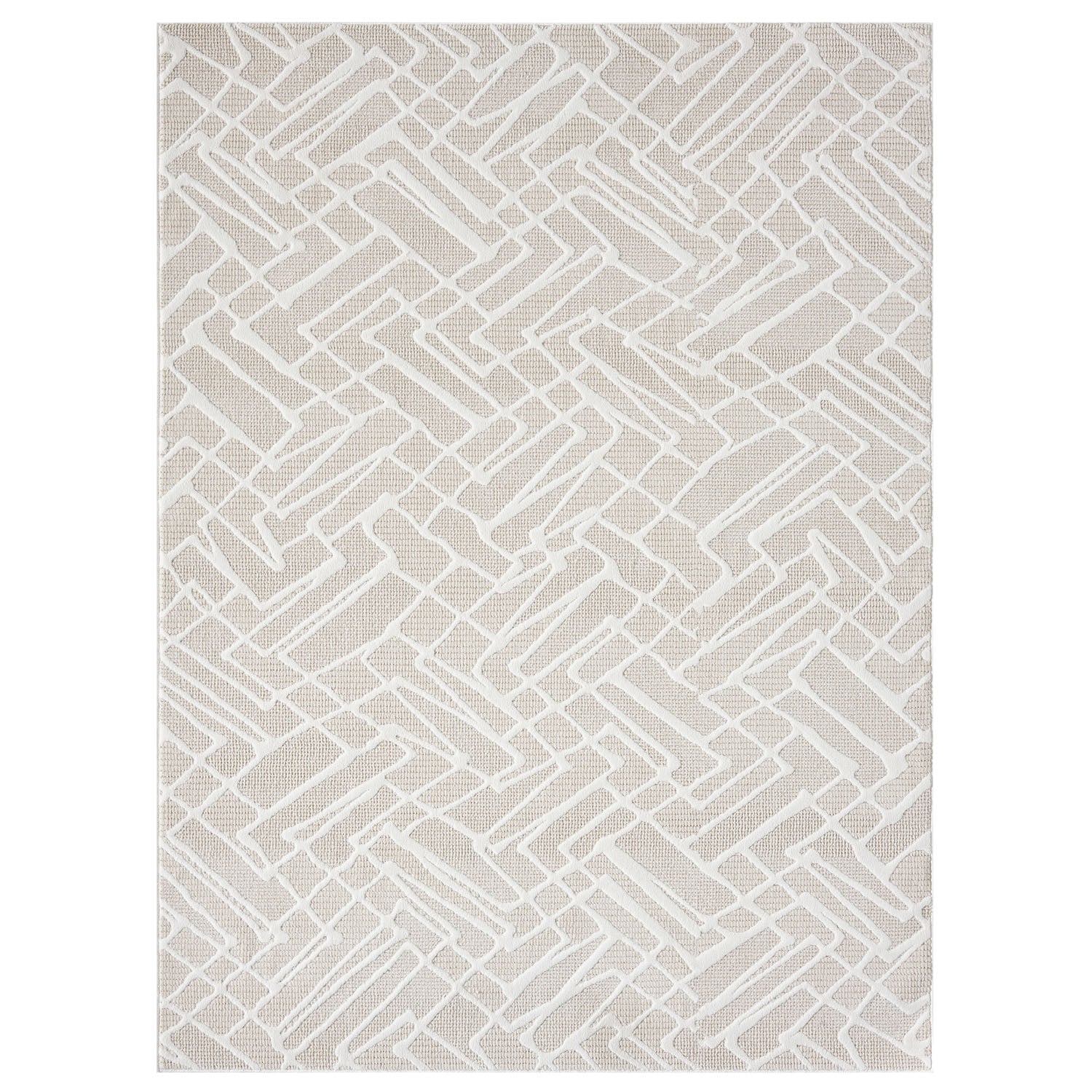 Rubix 892 Latte 5x7 Area Rug from Ella Furniture