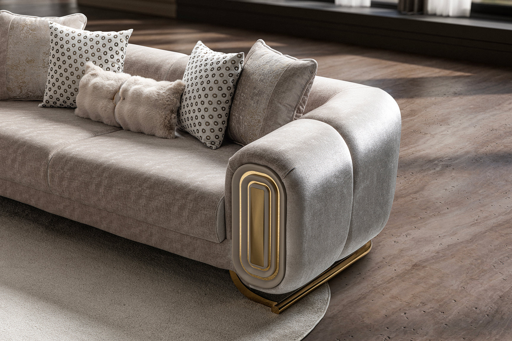 Romeo Beige Living Room Set