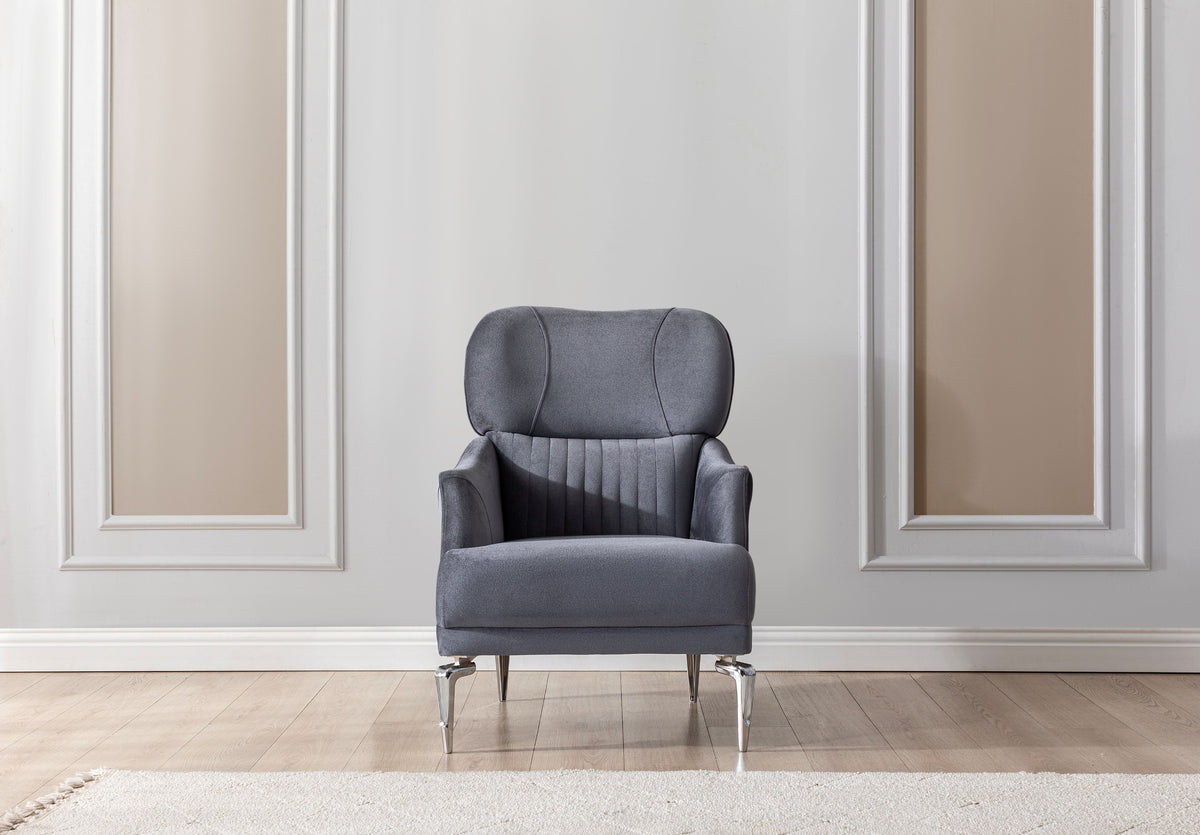 Linda Gray Velvet Chair