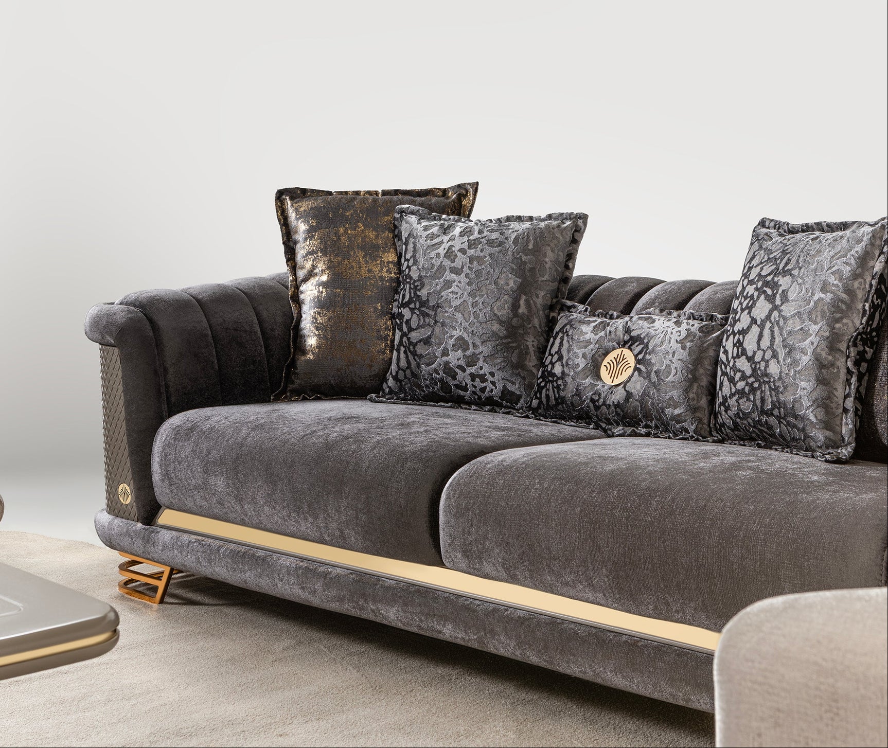 Romance Gray Living Room Set