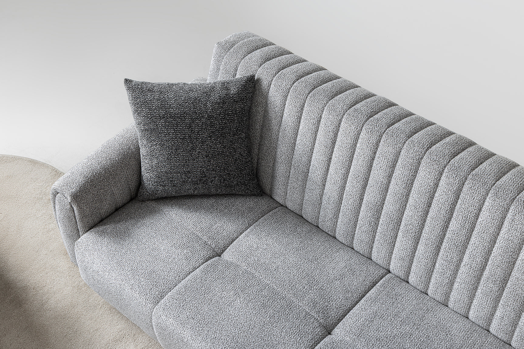 Palermo Light Gray Living Room Set