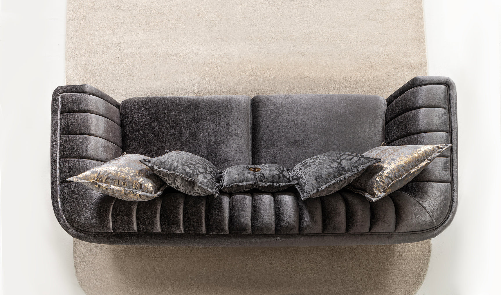 Romance Gray Living Room Set