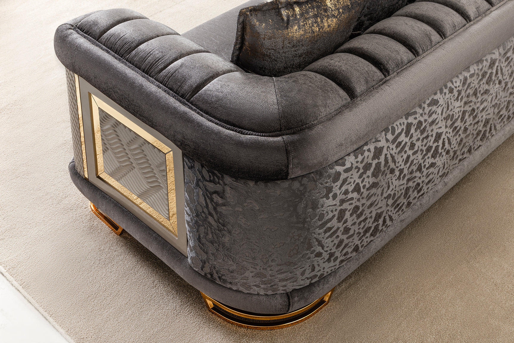 Romance Gray Living Room Set