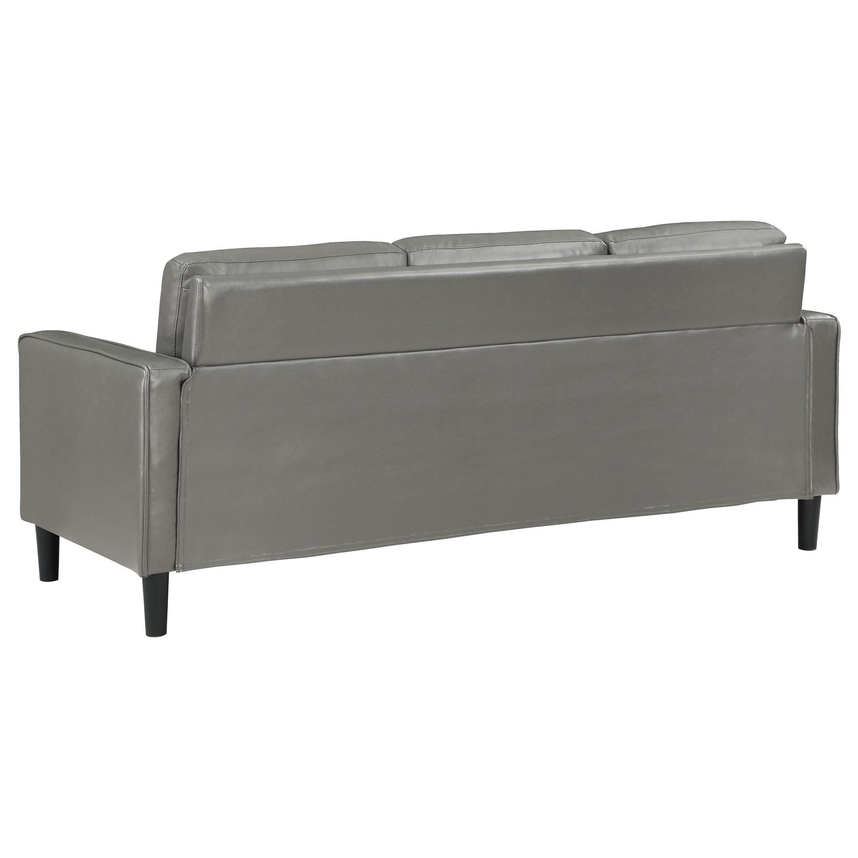 Ruth 2-piece Upholstered Track Arm Sofa Set Grey 508365-S2 - Ella Furniture