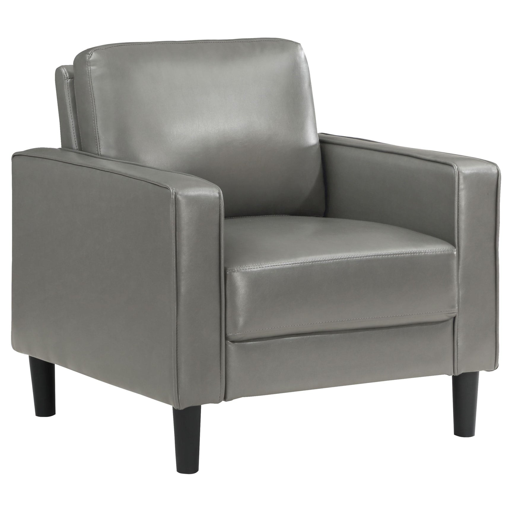 Ruth 3-piece Upholstered Track Arm Sofa Set Grey 508365-S3 - Ella Furniture
