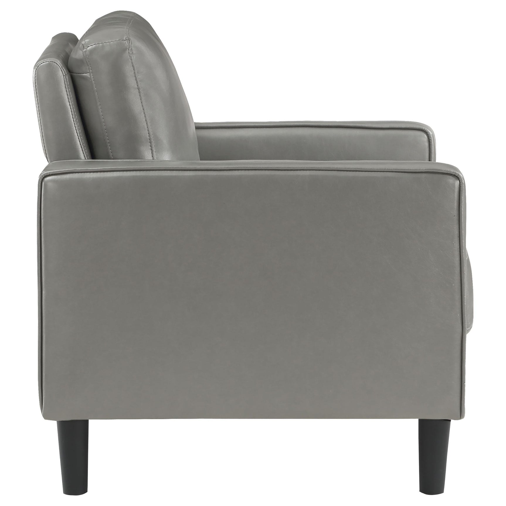Ruth 3-piece Upholstered Track Arm Sofa Set Grey 508365-S3 - Ella Furniture