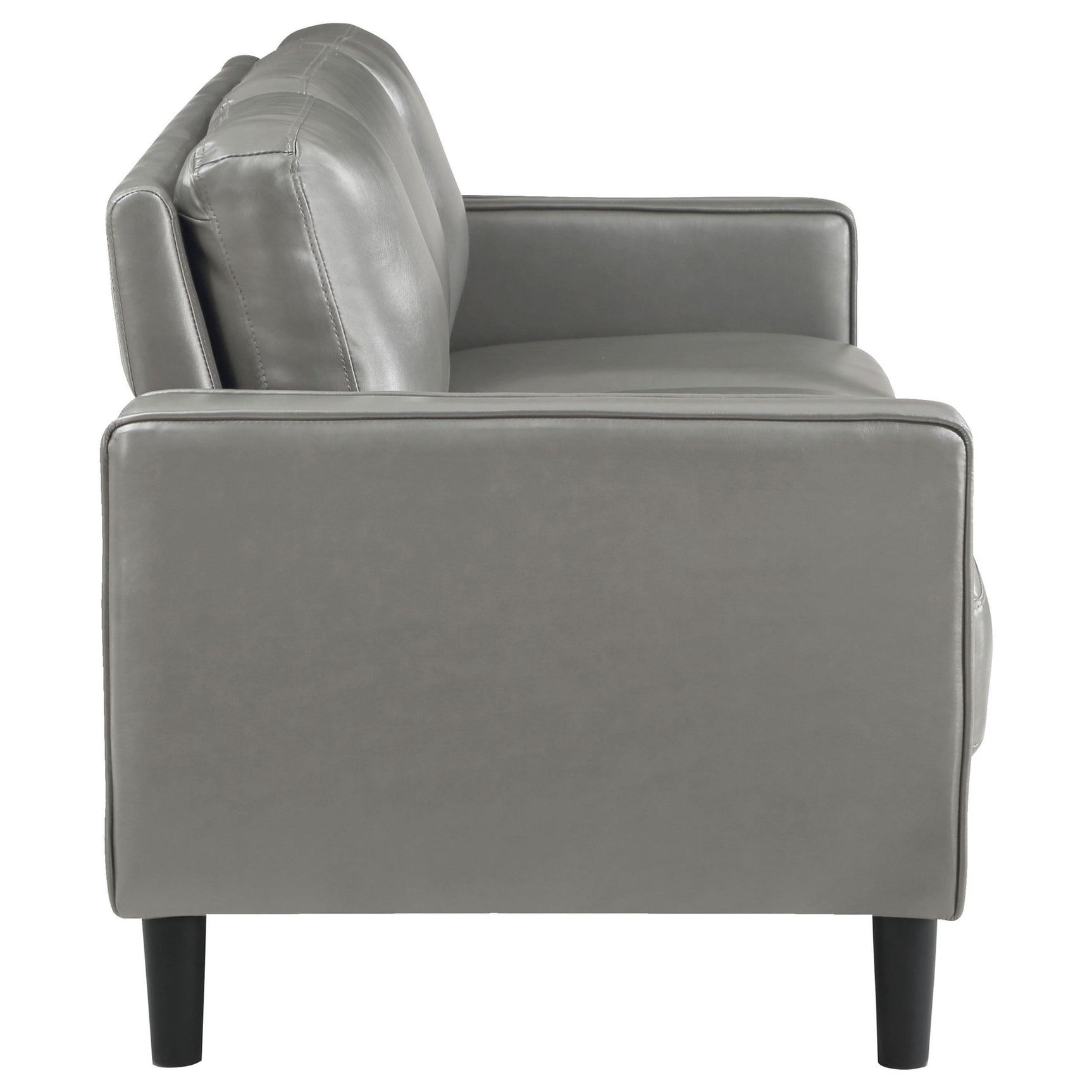 Ruth 3-piece Upholstered Track Arm Sofa Set Grey 508365-S3 - Ella Furniture