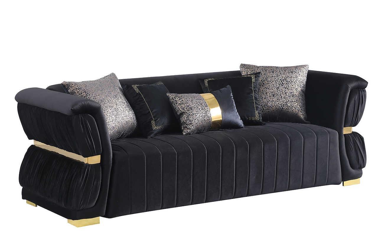 S2003 Anna (Black) (Chair) - Ella Furniture
