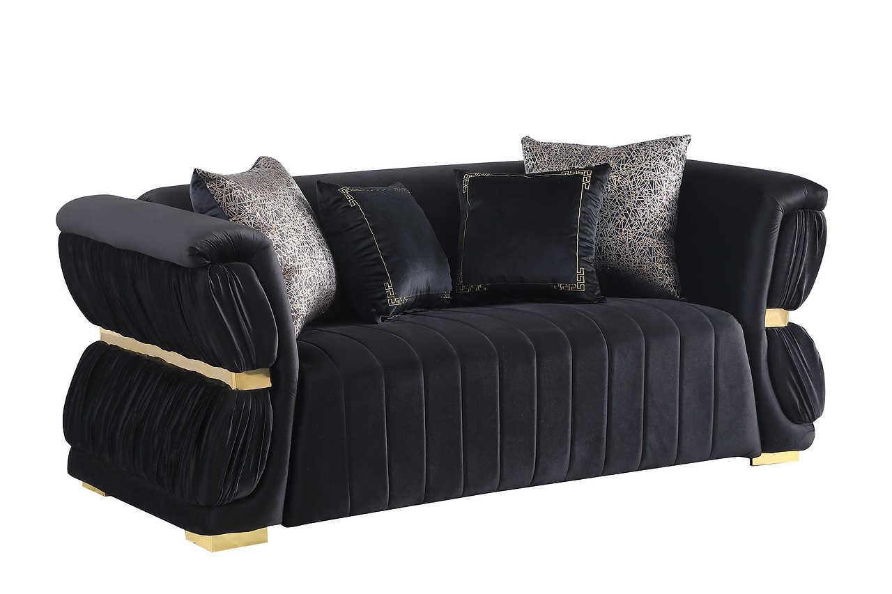 S2003 Anna (Black) (Chair) - Ella Furniture