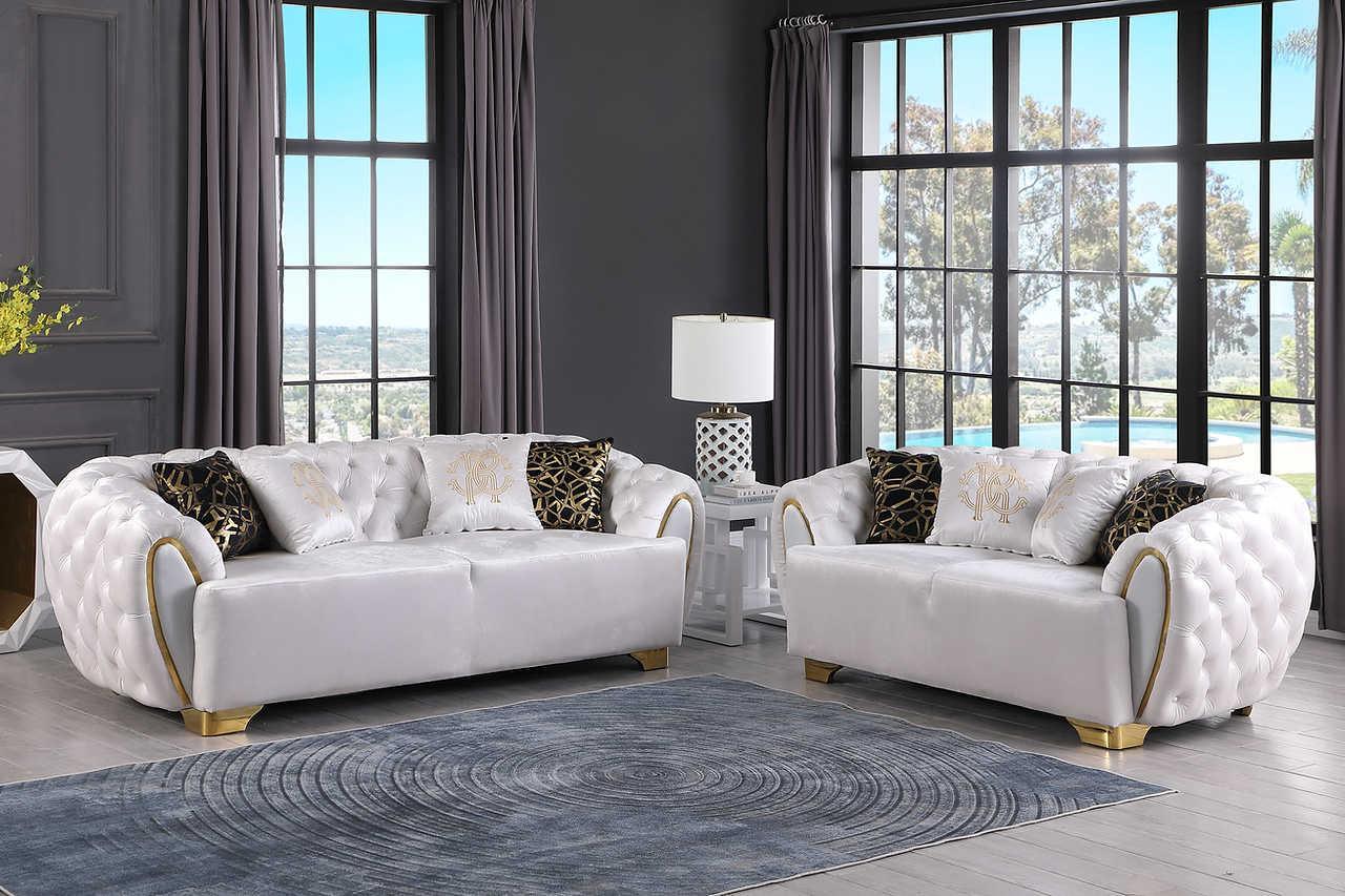 S2004 Mila (White) - Ella Furniture