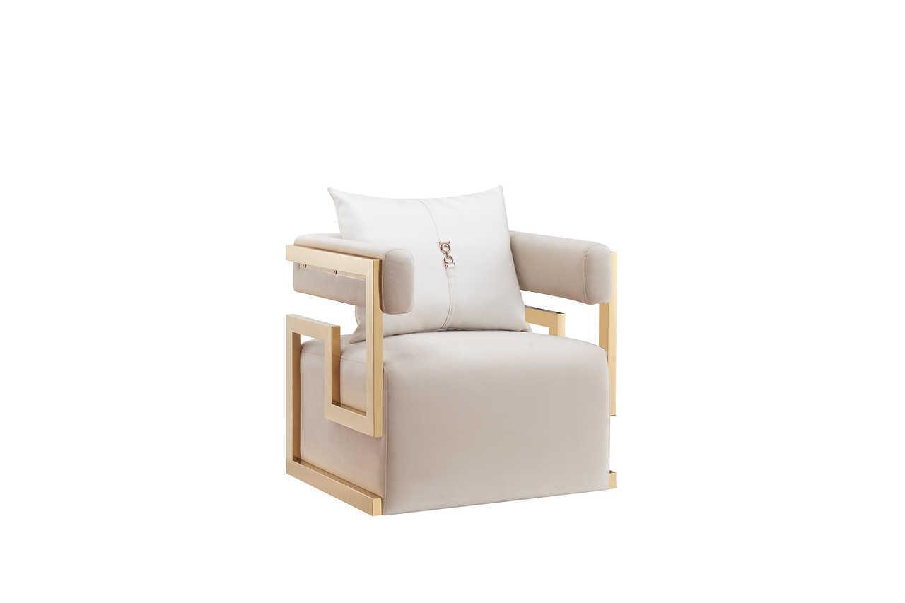 S3040 Juliet (Cream) (Chair) - Ella Furniture