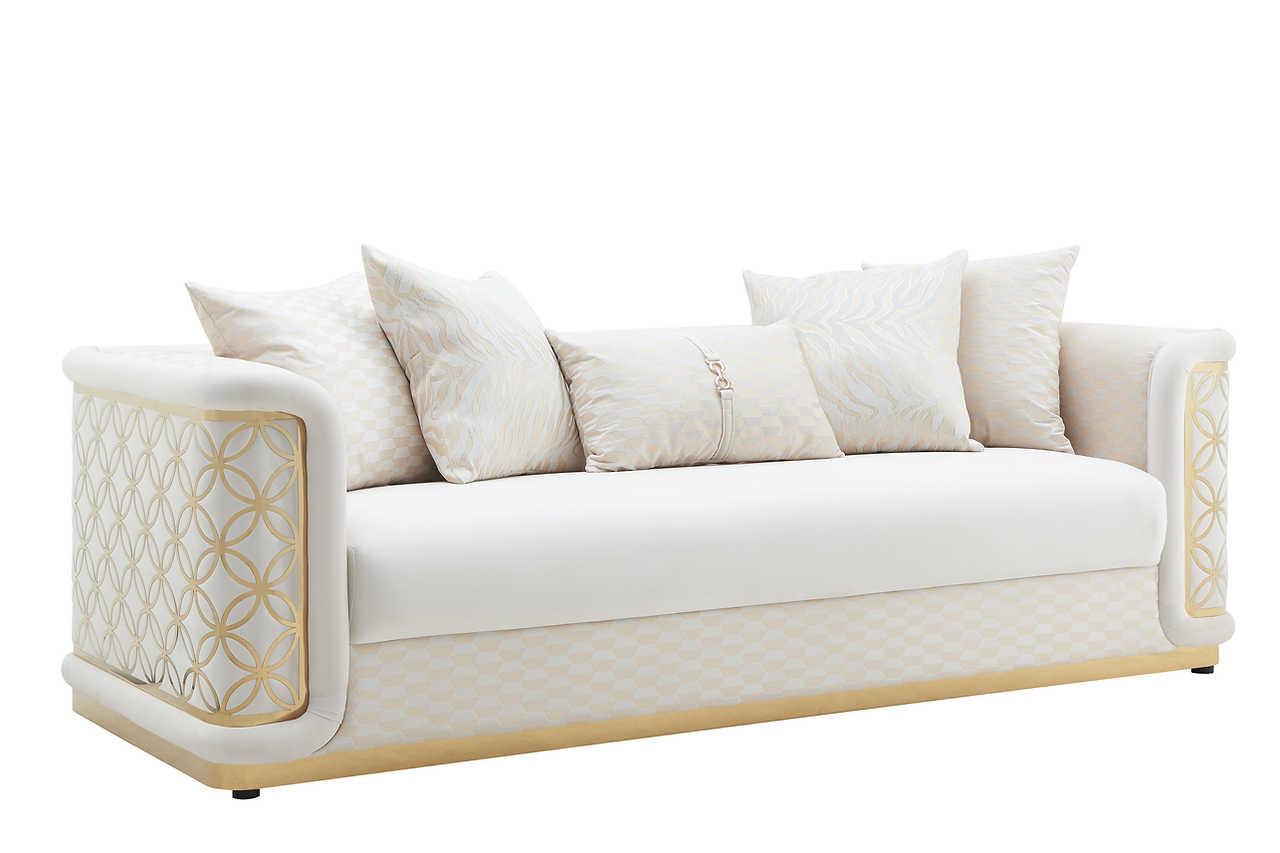 S3390 Riya (Cream) (Chair) - Ella Furniture