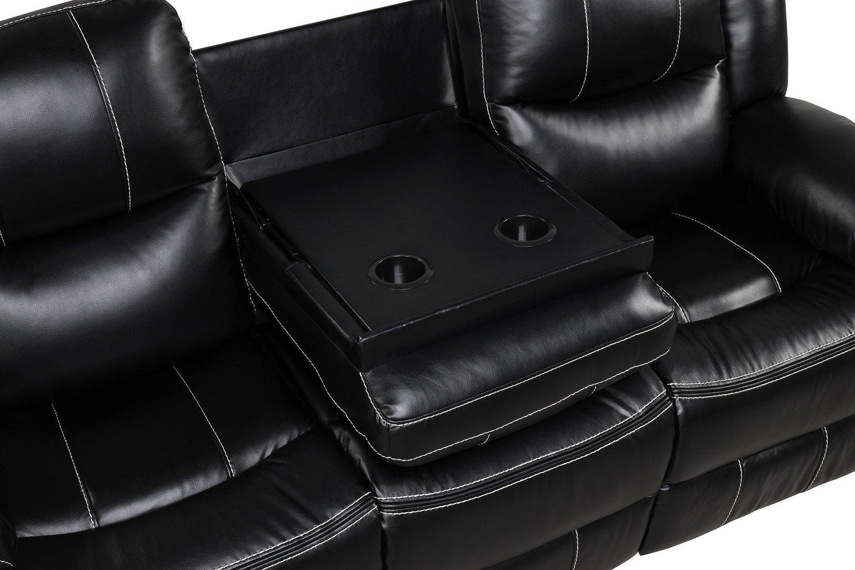 Carter Black - 3Pc Reclining Set - Ella Furniture