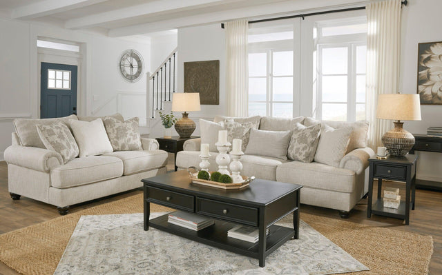 Ashley Fog Modern Contemporary Solid Wood Fabric Upholstered Sofa & Loveseat - Ella Furniture