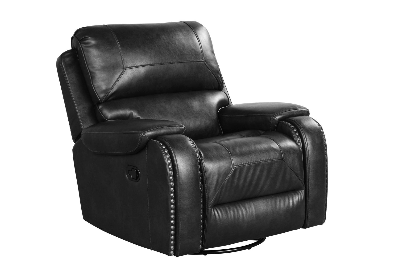 Titan2004-black Oversized 3Pc Reclining Set - Ella Furniture