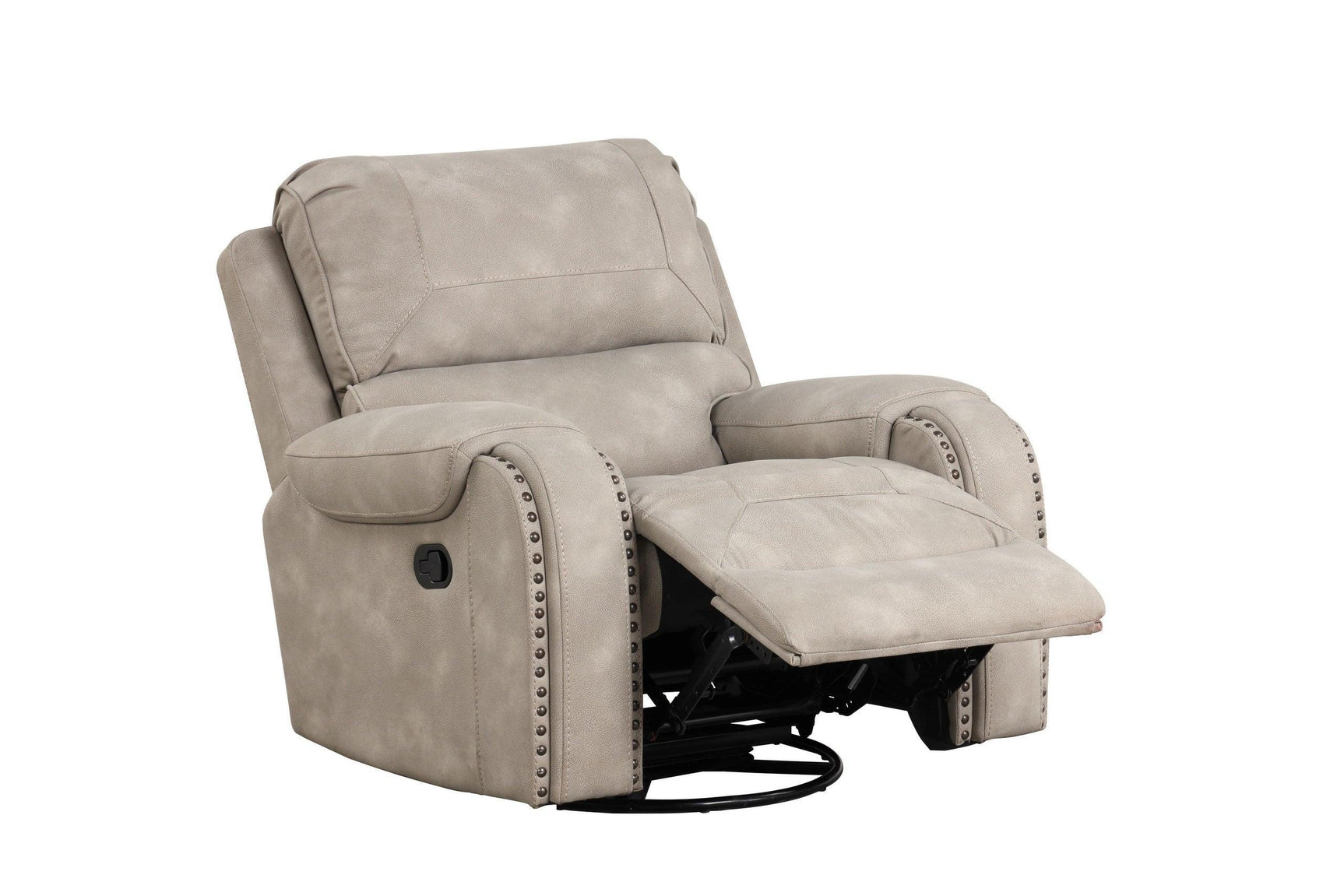 Titan1002-stone Oversized 3Pc Reclining Set - Ella Furniture