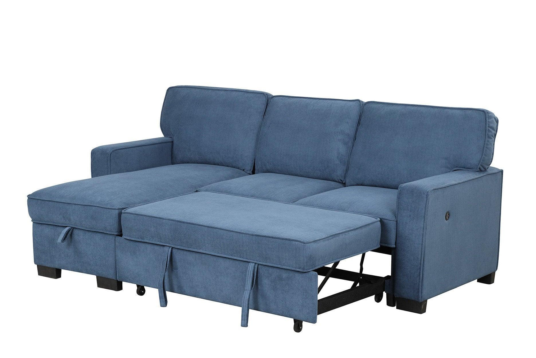 Marcos Sectional With Pull-out Bed - Ella Furniture