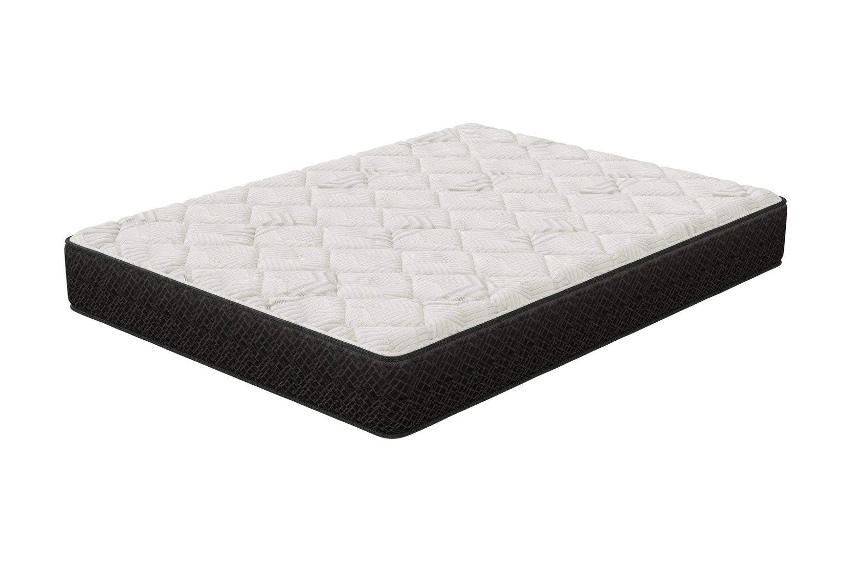 Black & White Modern Memory Foam Luxury Firm Queen Mattress - Ella Furniture