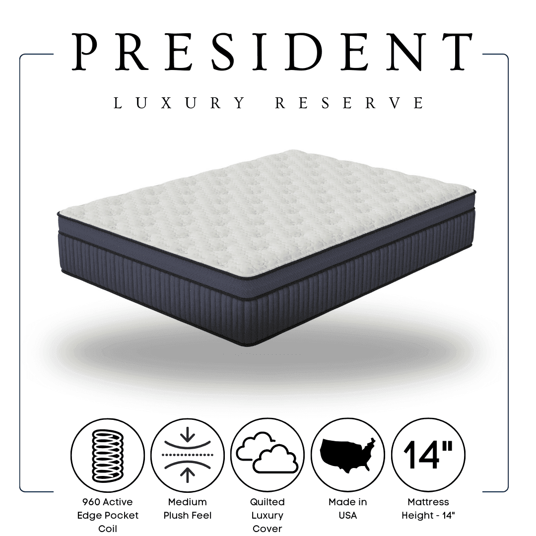 President 14" Hybrid King Mattress