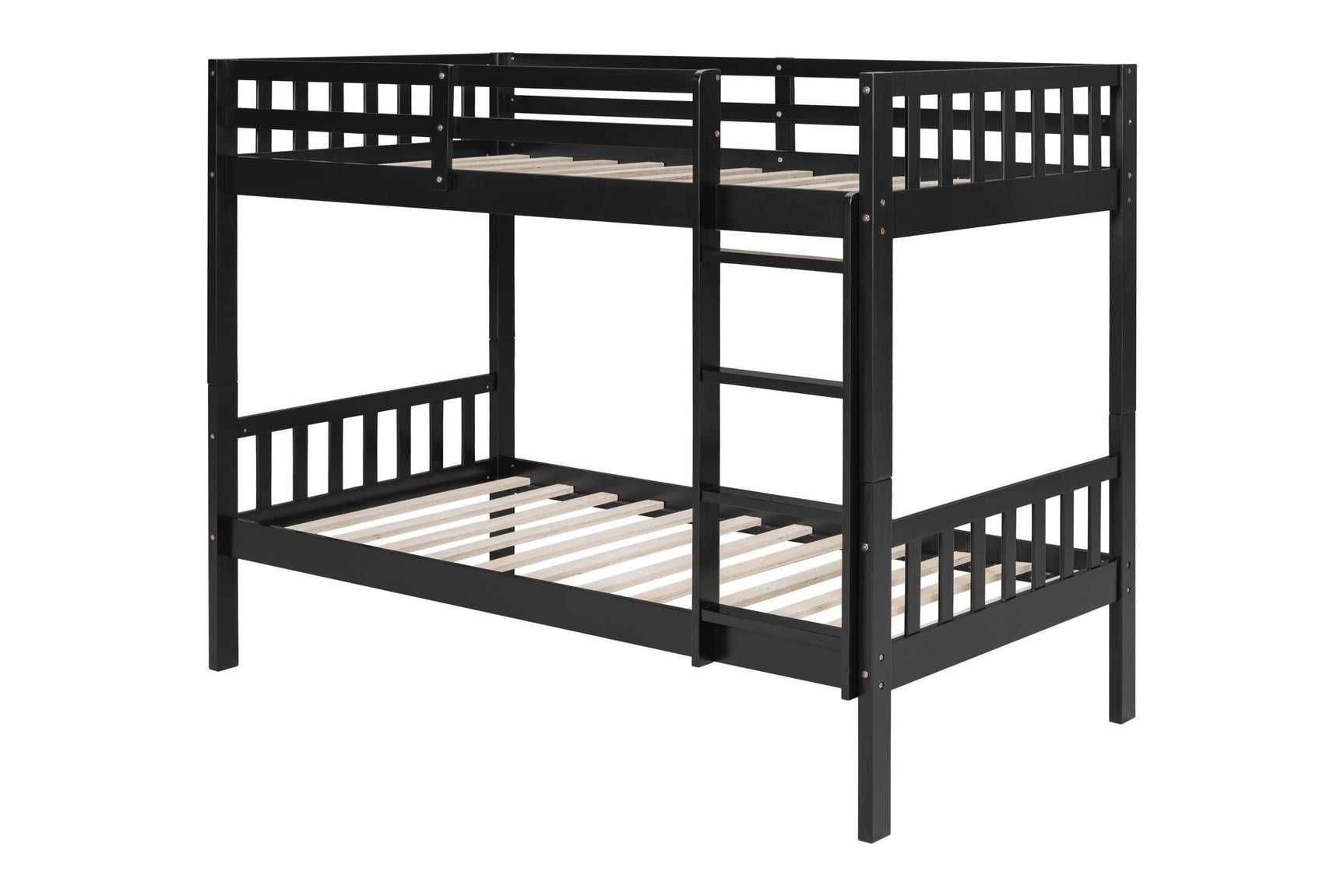 Black Twin Over Twin Bunk Bed