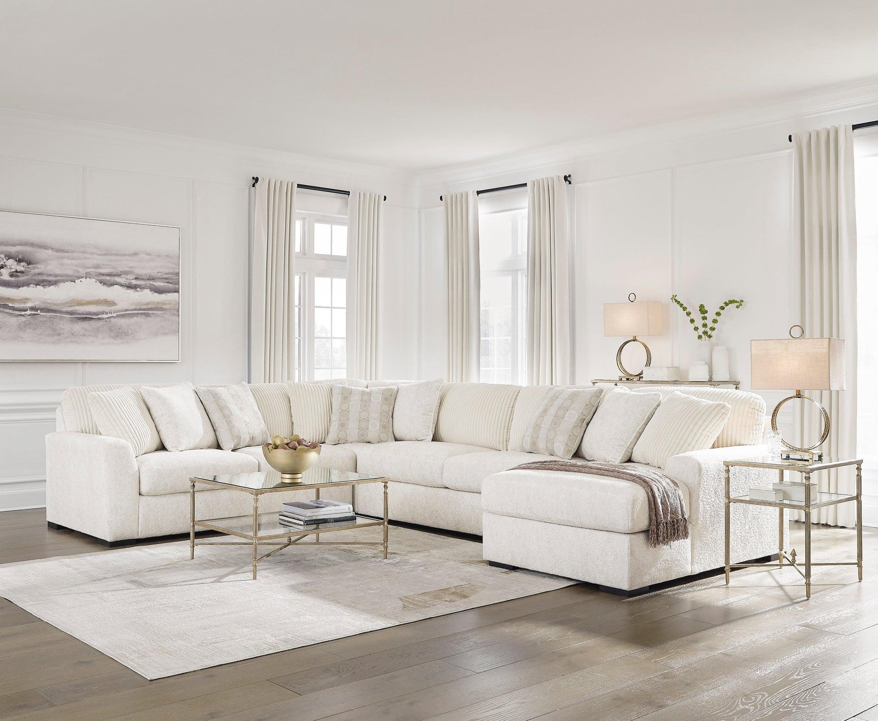 Chessington Ivory Oversized Sectional