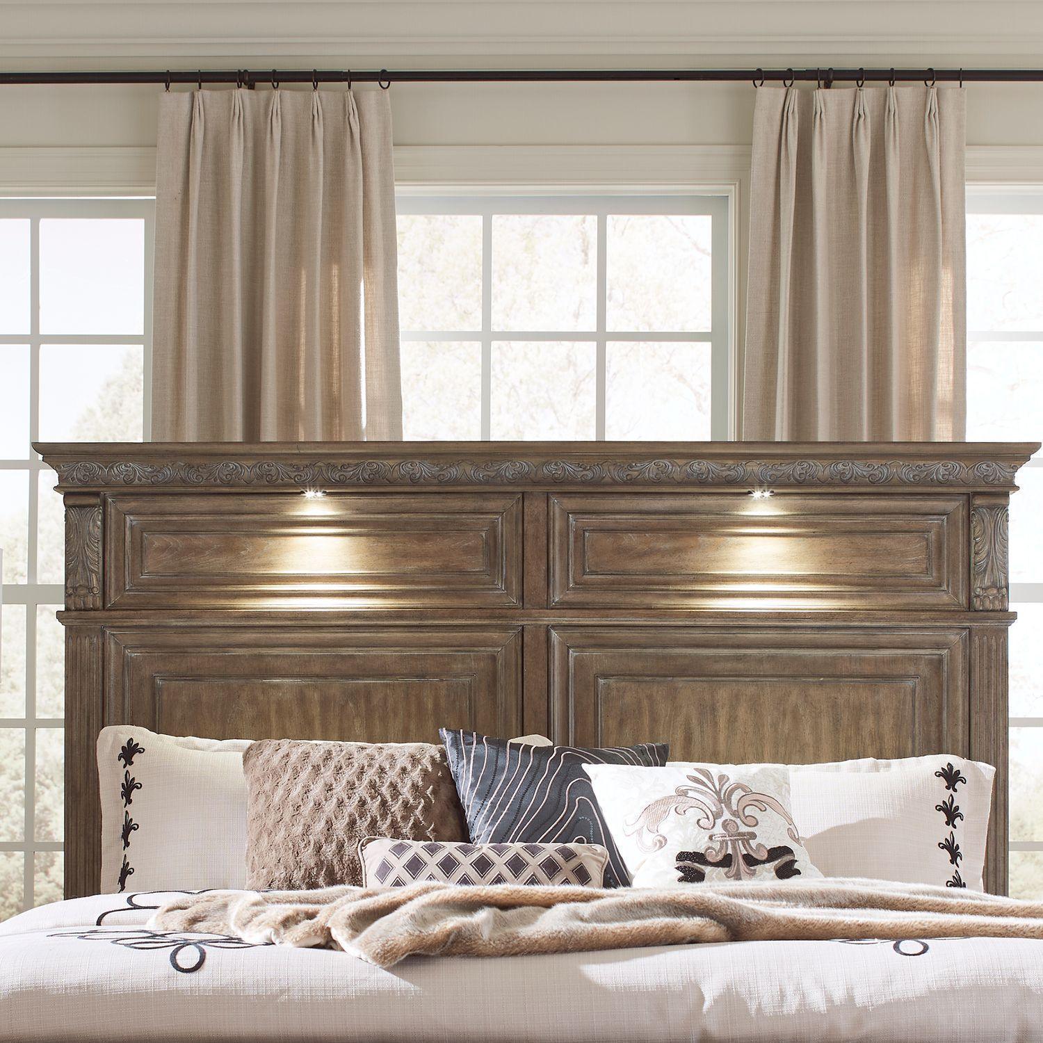 Flynn Brown LED Panel Bedroom Set