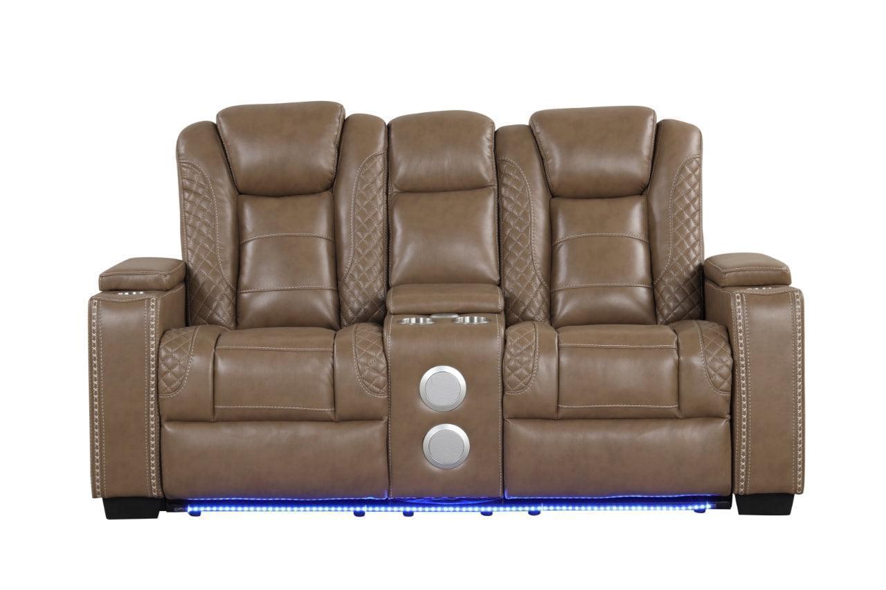 Stefano Brown 3-Piece Reclining Set