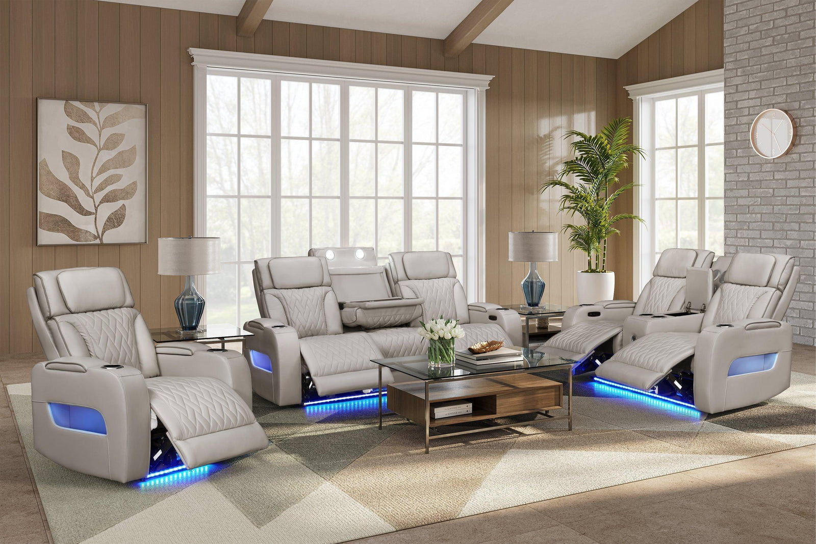 Dubai Sand 3-Piece Power Reclining Set
