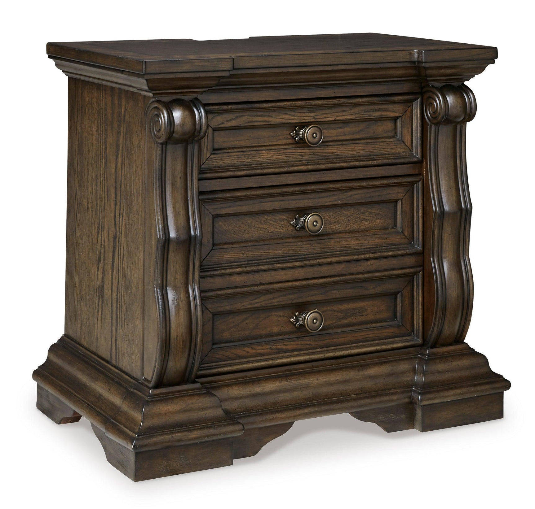 Maylee Dark Brown Upholstered Panel Bedroom Set