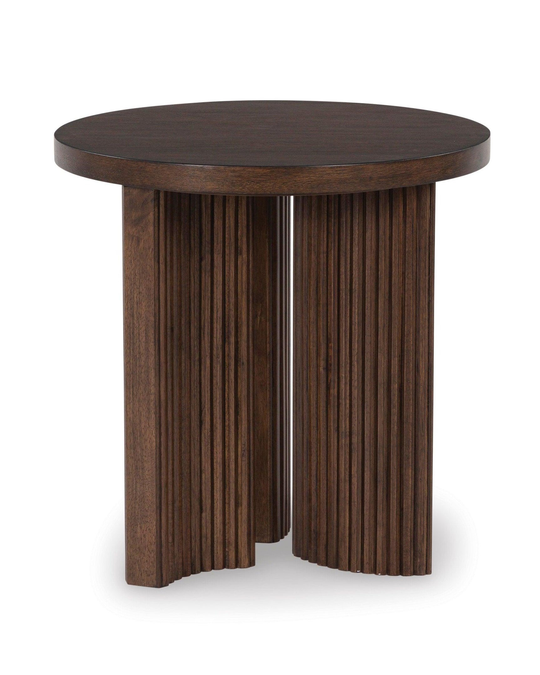 Korestone Dark Brown Occasional Table Set