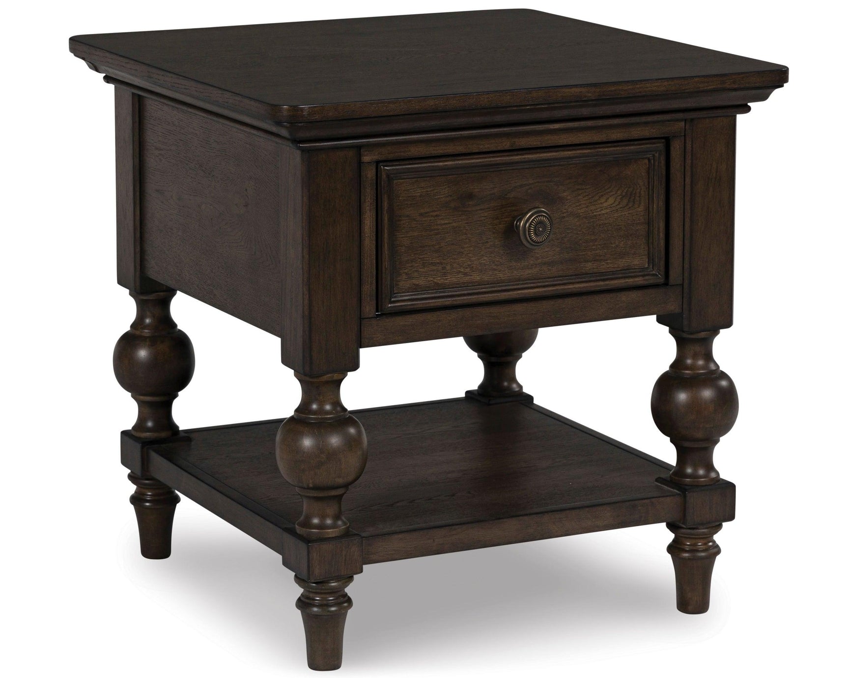 Veramond Dark Brown Occasional Table Set