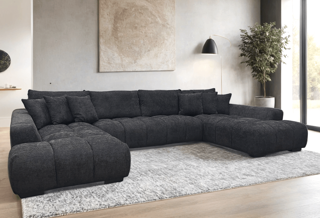 Brooklyn Black Sectional