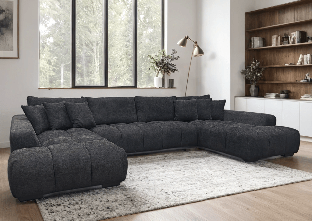 Brooklyn Black Sectional