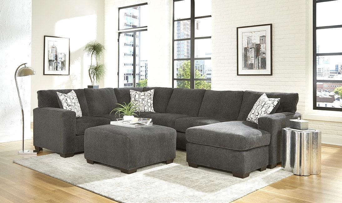 Gill Charcoal Sectional