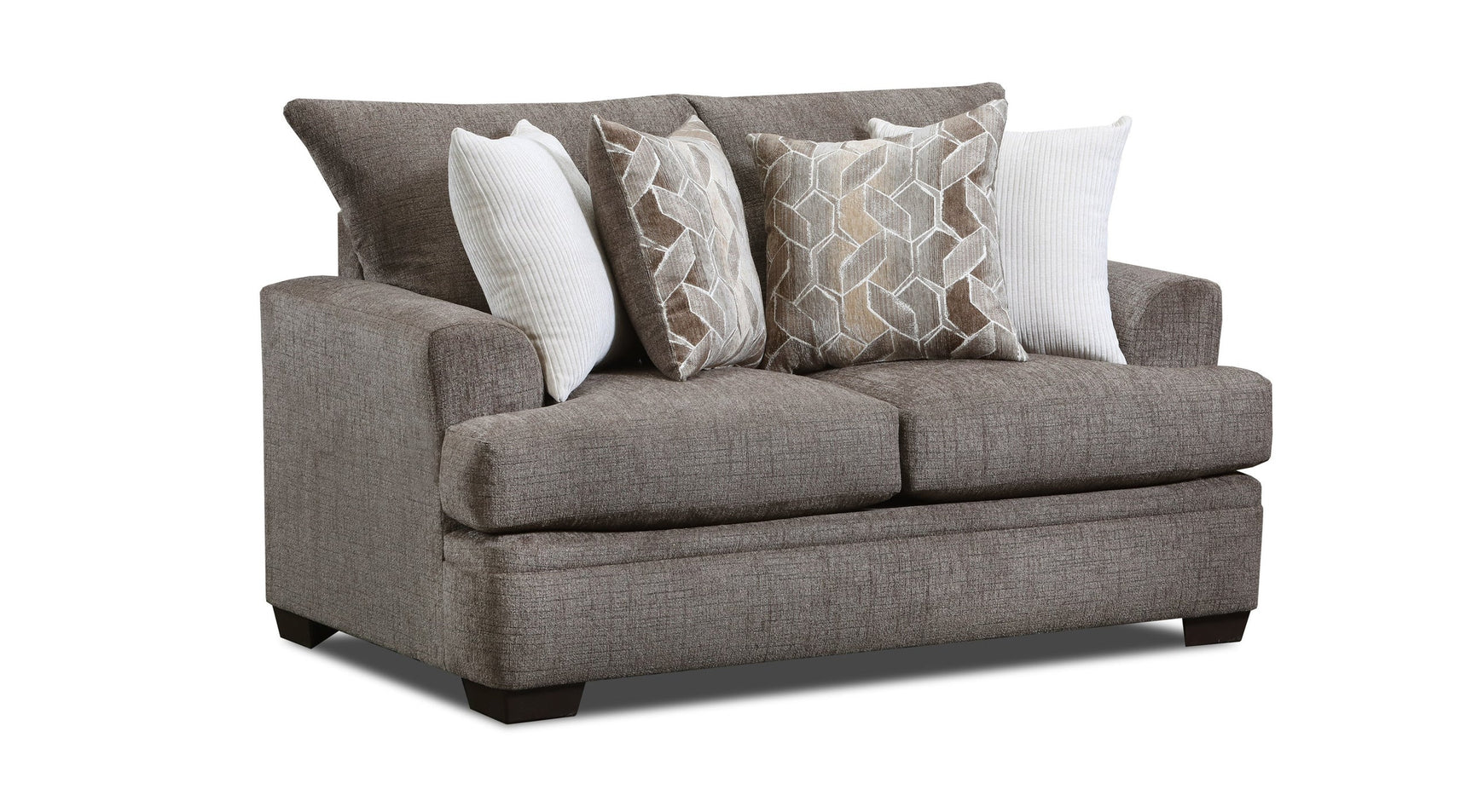 Selina Mocha Sofa and Loveseat Set