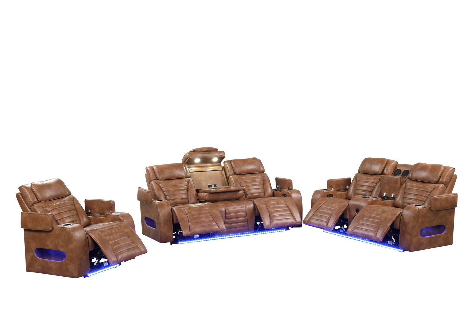Tokyo Brown 3-Piece Power Reclining Set