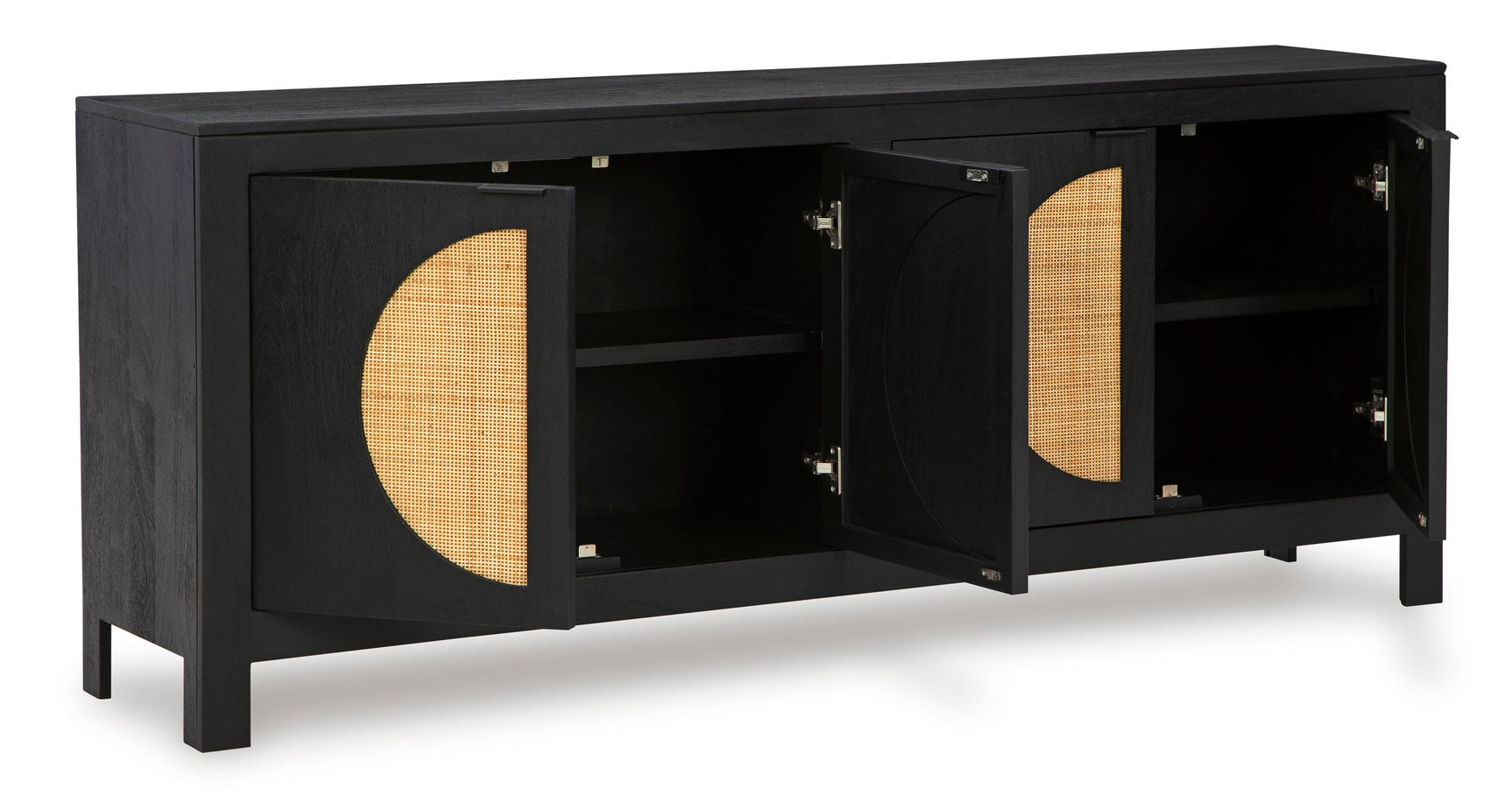 A4000575 Black Accent Cabinet 70"L