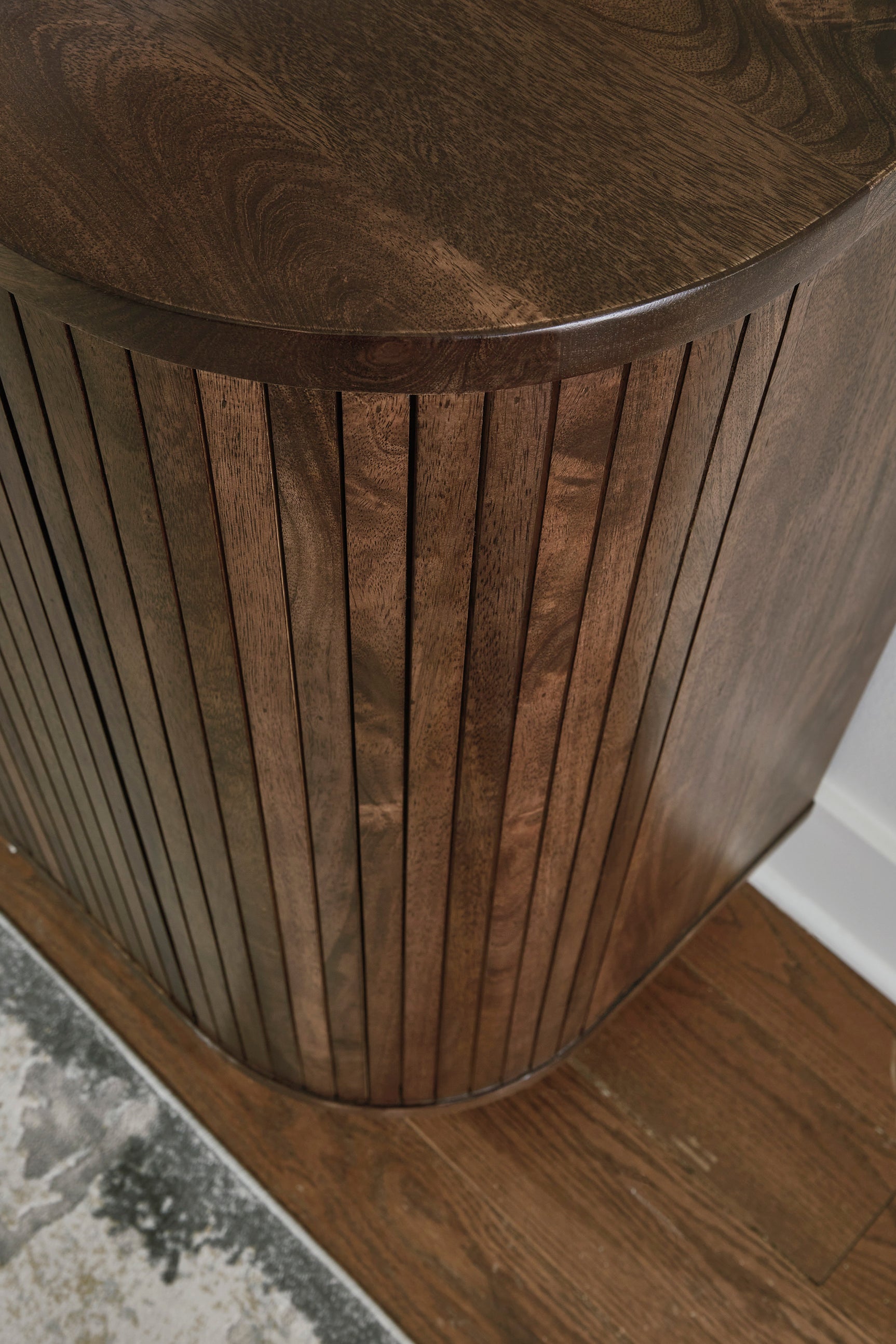 A4000571 Dark Brown Accent Cabinet 68"L