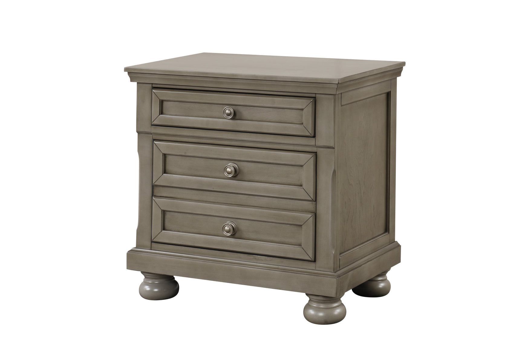 Magnolia Light Gray Storage Sleigh Bedroom Set