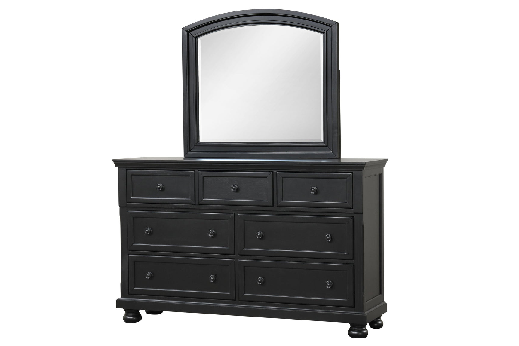 Magnolia Black Storage Sleigh Bedroom Set