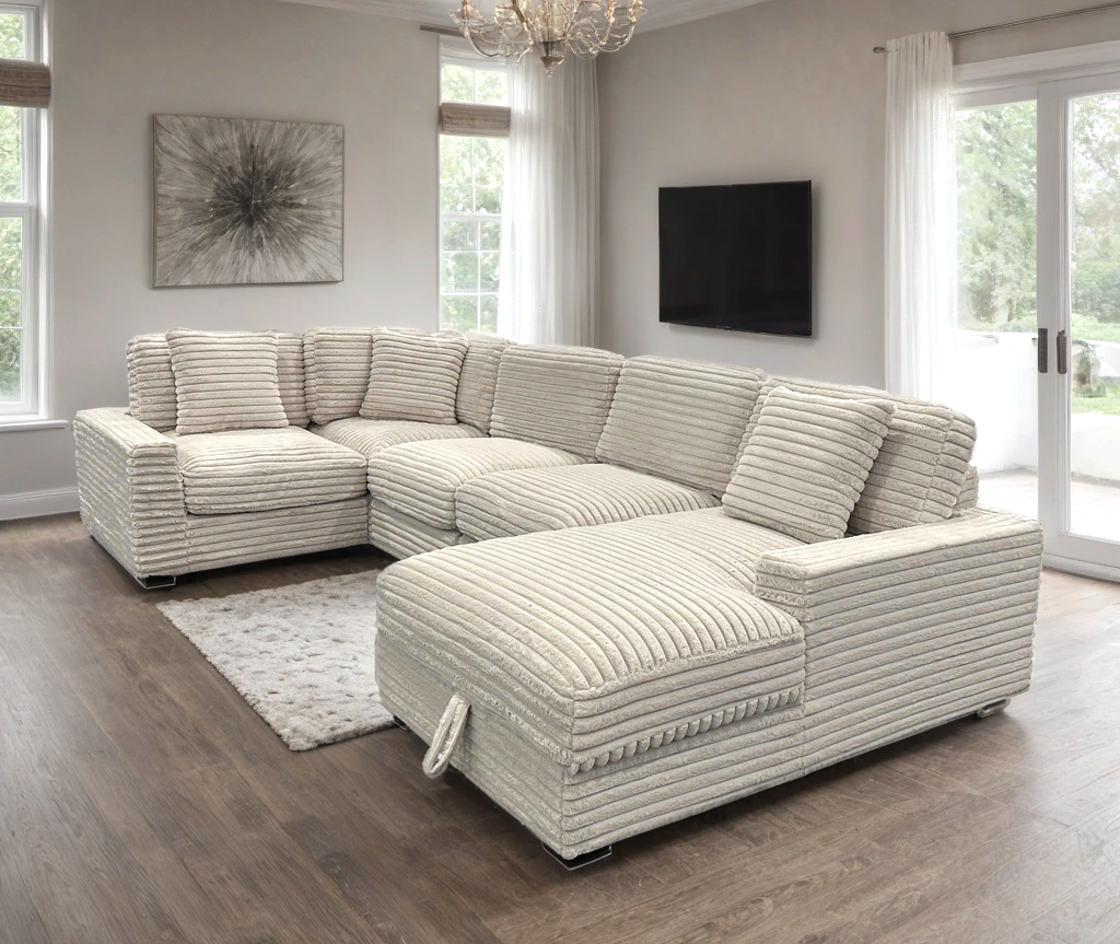 Alisson Beige Modular Sectional