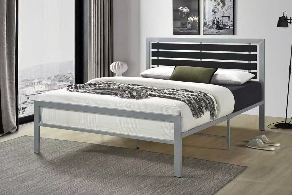Bemia Gray Metal Platform Full Bed
