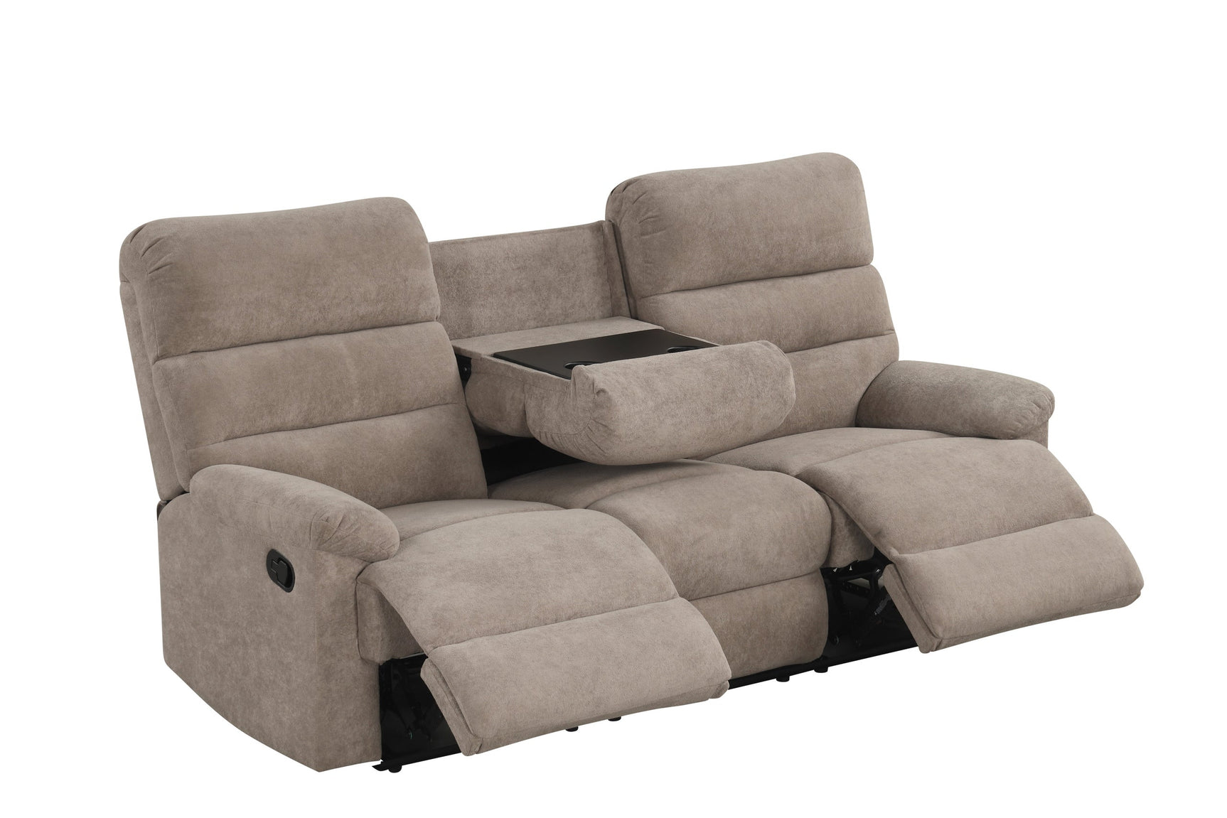 Albert Mocha Performance Fabric 3-Piece Reclining Set